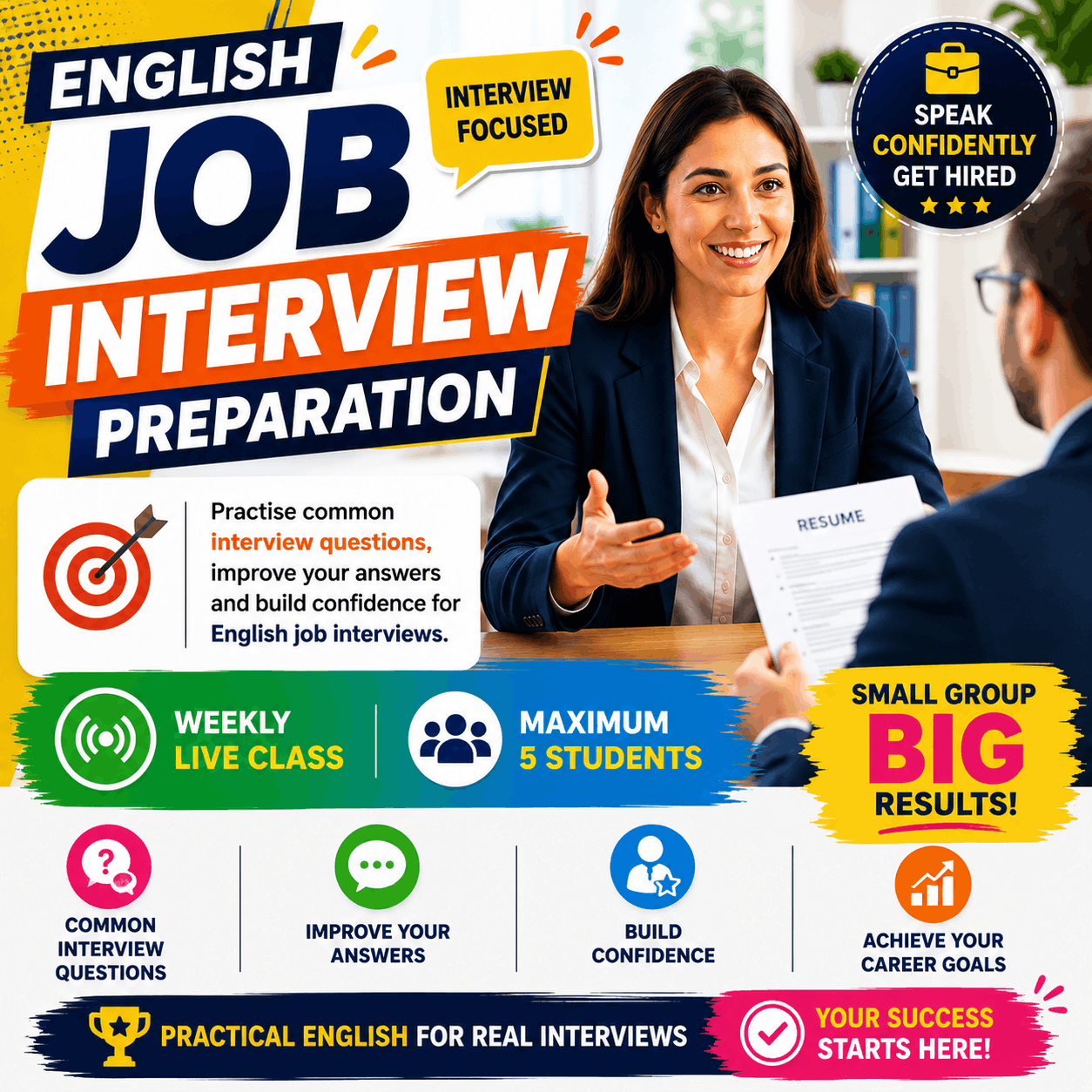 English Job Interview Preparation